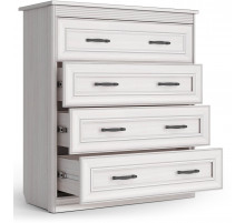 Комод Неаполь Ясень анкор светлый (патина "серебро")