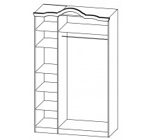 Трехстворчатый шкаф Орхидея СП-002-13 (белый) Трехстворчатый шкаф Орхидея СП-002-13 (белый)