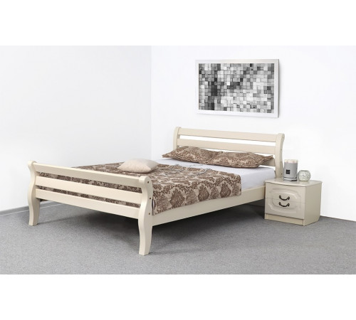 Двуспальная кровать Аврора (ясень жемчужный)