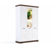 Трехстворчатый шкаф для одежды СК-7 (СА/ОРТ) Кантри с зеркалом Трехстворчатый шкаф для одежды СК-7 (СА/ОРТ) Кантри с зеркалом