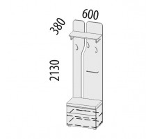 Вешалка Мэри 39.09 комбинированная Вешалка Мэри 39.09 комбинированная