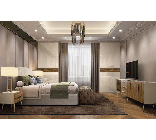 Комод для гостиной Богемия Вуд (Bogemia Wood) БМКМ-5(Wo)[4]