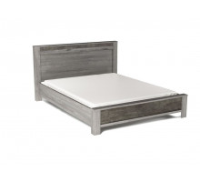 Кровать Люкс 1600, Денвер Риббек серый