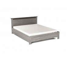 Кровать 1600, Денвер Риббек серый 