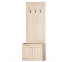 Тубма с вешалкой для прихожей Инна 620 светлая Тубма с вешалкой для прихожей Инна 620 светлая